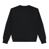 Dsquared2 Felpa Girocollo tinta unita con Logo Nero per Bambino DQ3017 NERO DSQUARED2 