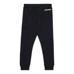 Dsquared2 Pantalone Tuta tinta unita con Logo Nero per Bambino DQ3025XXX NERO DSQUARED2 