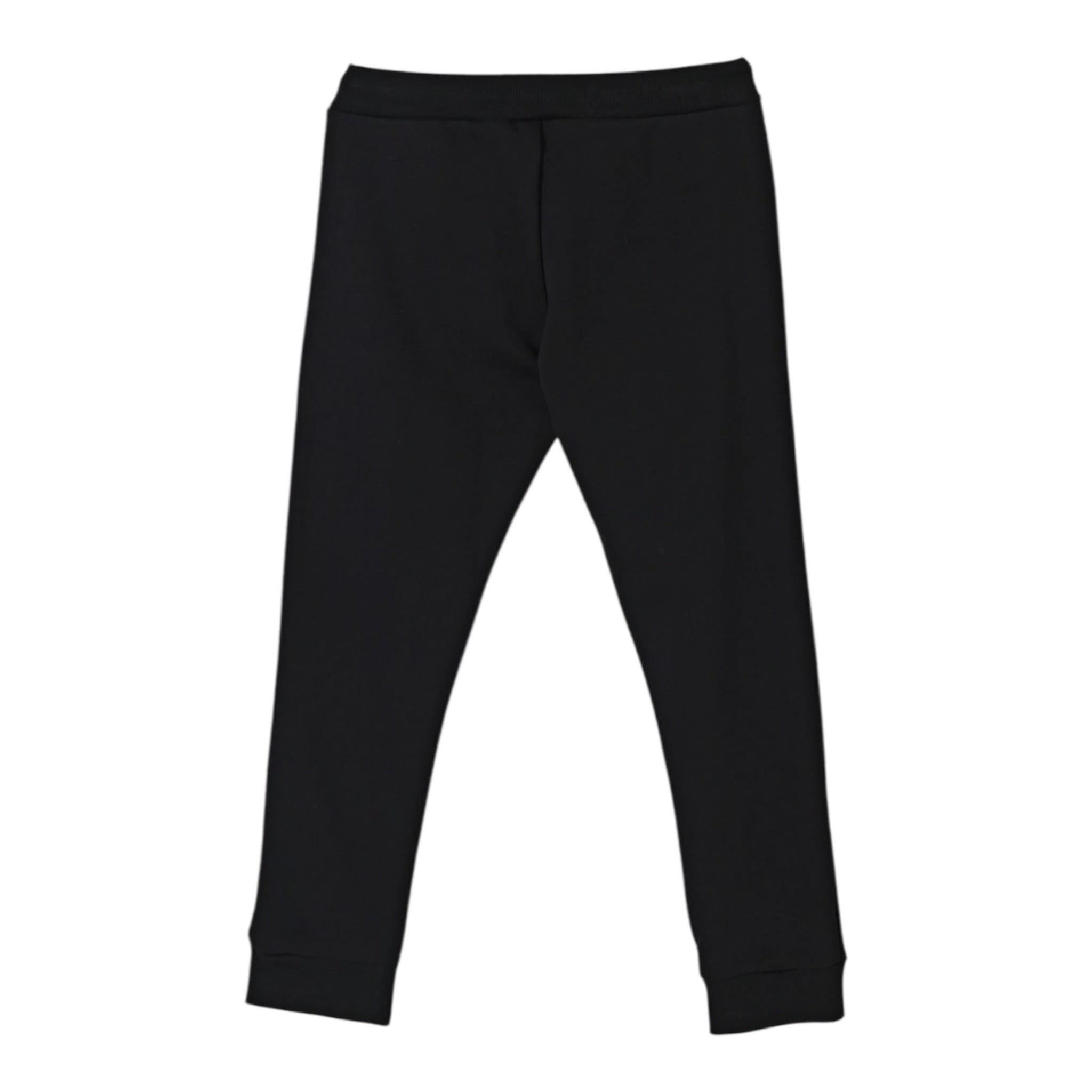 Dsquared2 Pantalone Tuta tinta unita con Logo Nero per Bambino DQ3031 NERO DSQUARED2 