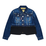 Dsquared2 Giubbino In Denim Bicolore Blu per Bambino DQ3049 BLU DSQUARED2 