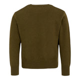 Dsquared2 Maglia Girocollo tinta unita Cn Stampa Verde per Bambino DQ3071X VERDE DSQUARED2 
