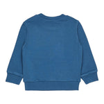 Dsquared2 Felpa Chiusa Girocollo tinta unita con Logo Petrolio per Neonato DQ3095 PETROLIO DSQUARED2 