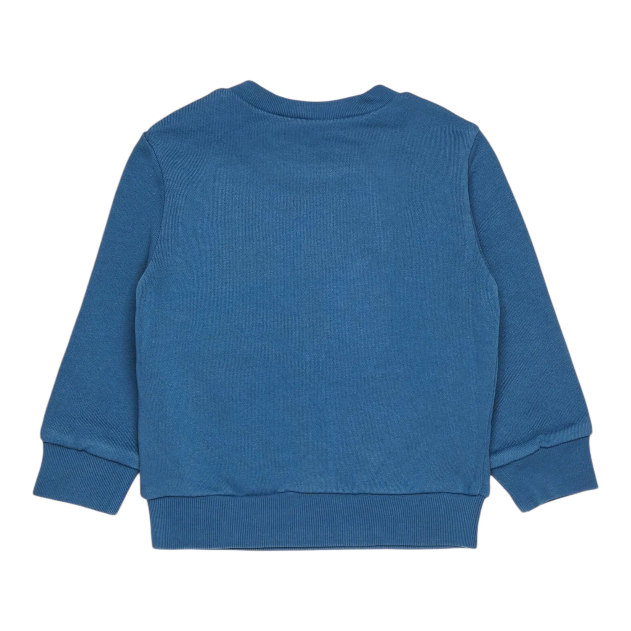 Dsquared2 Felpa Chiusa Girocollo tinta unita con Logo Petrolio per Neonato DQ3095 PETROLIO DSQUARED2 
