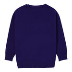 Dsquared2 Maglia Girocollo tinta unita con Ricamo Blu per Neonato DQ3109 BLU DSQUARED2 
