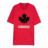 Dsquared2 T-Shirt tinta unita con Logo Rosso per Neonato DQ3112 ROSSO DSQUARED2 