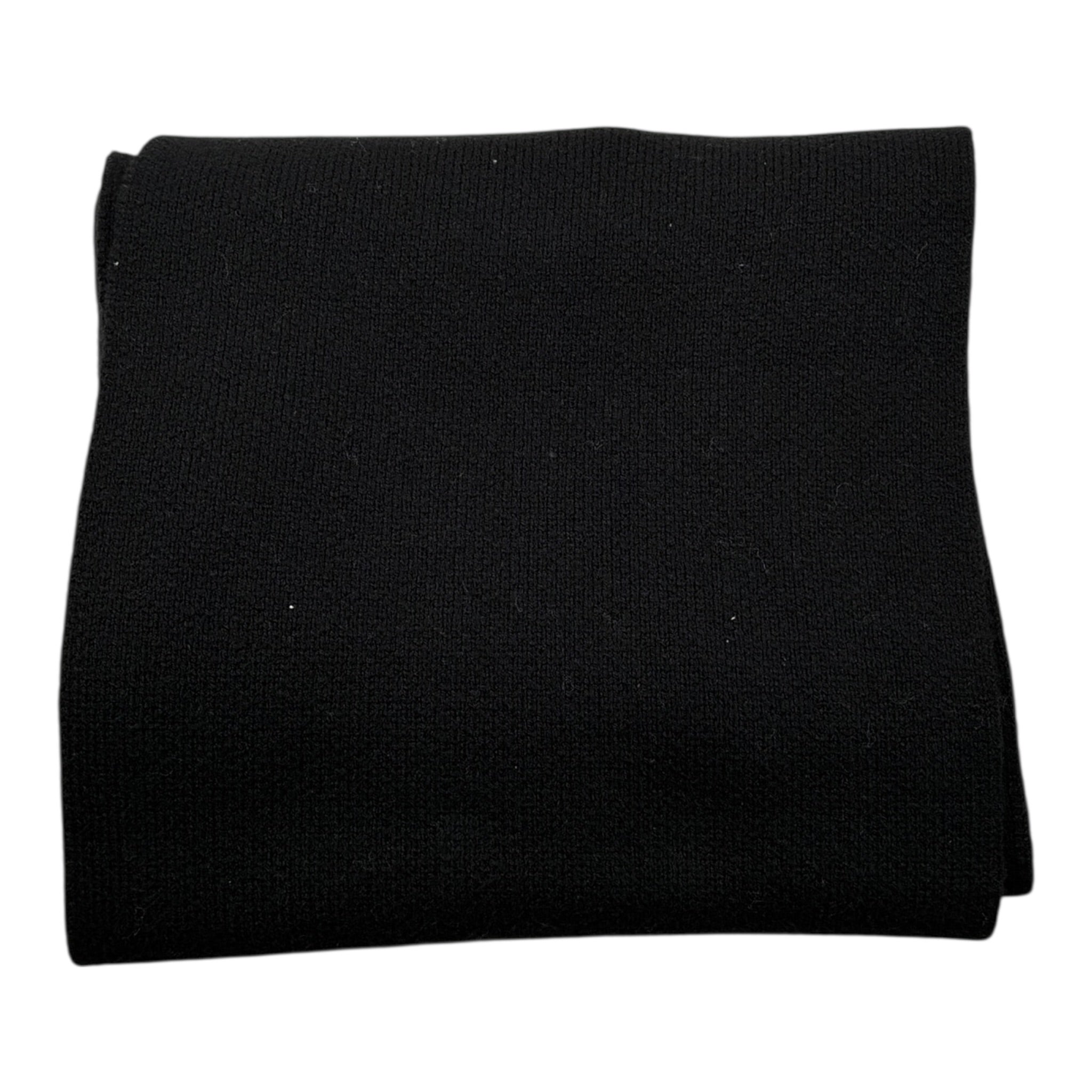 Dsquared2 Sciarpa tinta unita con Logo Nero per Bambino DQ3121 NERO DSQUARED2 