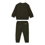 Dsquared2 Completo 2Pz Felpa-Pantalone tinta unita Verde per Neonato DQ3146XX VERDE DSQUARED2 