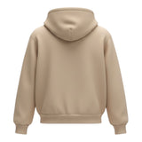 Duepuntozero Felpa tinta unita con Cappuccio Beige per Bambino FLB19PJ BEIGE DUEPUNTOZERO 