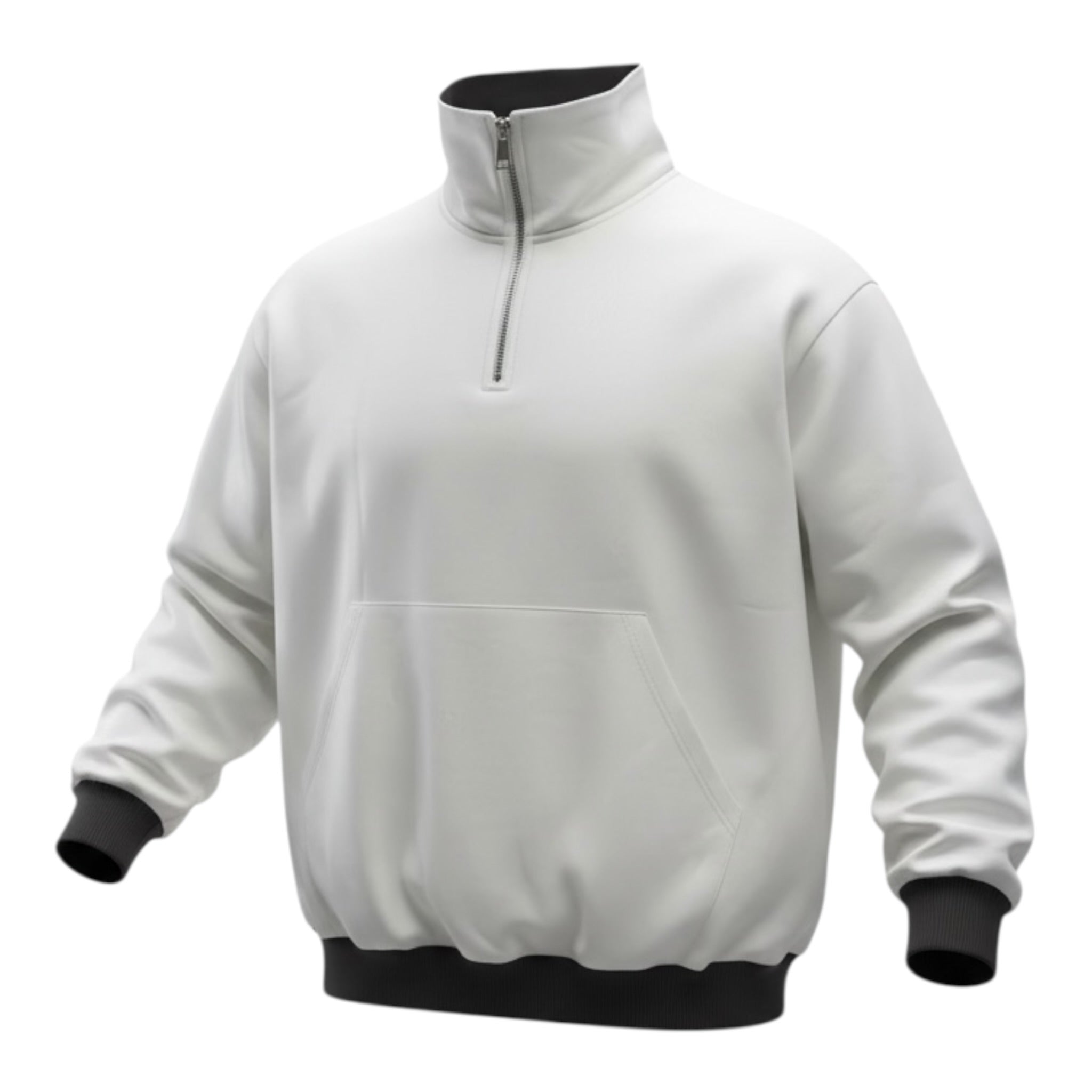 Duepuntozero Felpa tinta unita con Zip Panna per Bambino FLBZ24 PANNA DUEPUNTOZERO 