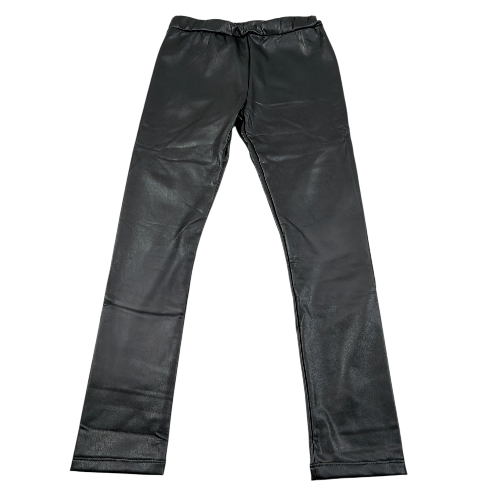 Ebita Leggins In Ecopelle tinta unita Nero per Bambina 243092 NERO EBITA 