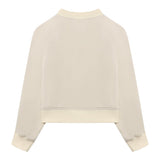 Eleventy Felpa con Zip tinta unita Beige per Bambina EU2A17 BEIGE ELEVENTY 