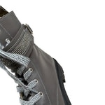 Eleventy Stivale Modello Basso tinta unita con Lacci Grigio per Bambina EV0A28 GRIGIO ELEVENTY 