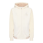 Eleventy Felpa con Zip E Cappuccio tinta unita Panna per Bambina EV4P50 PANNA ELEVENTY 