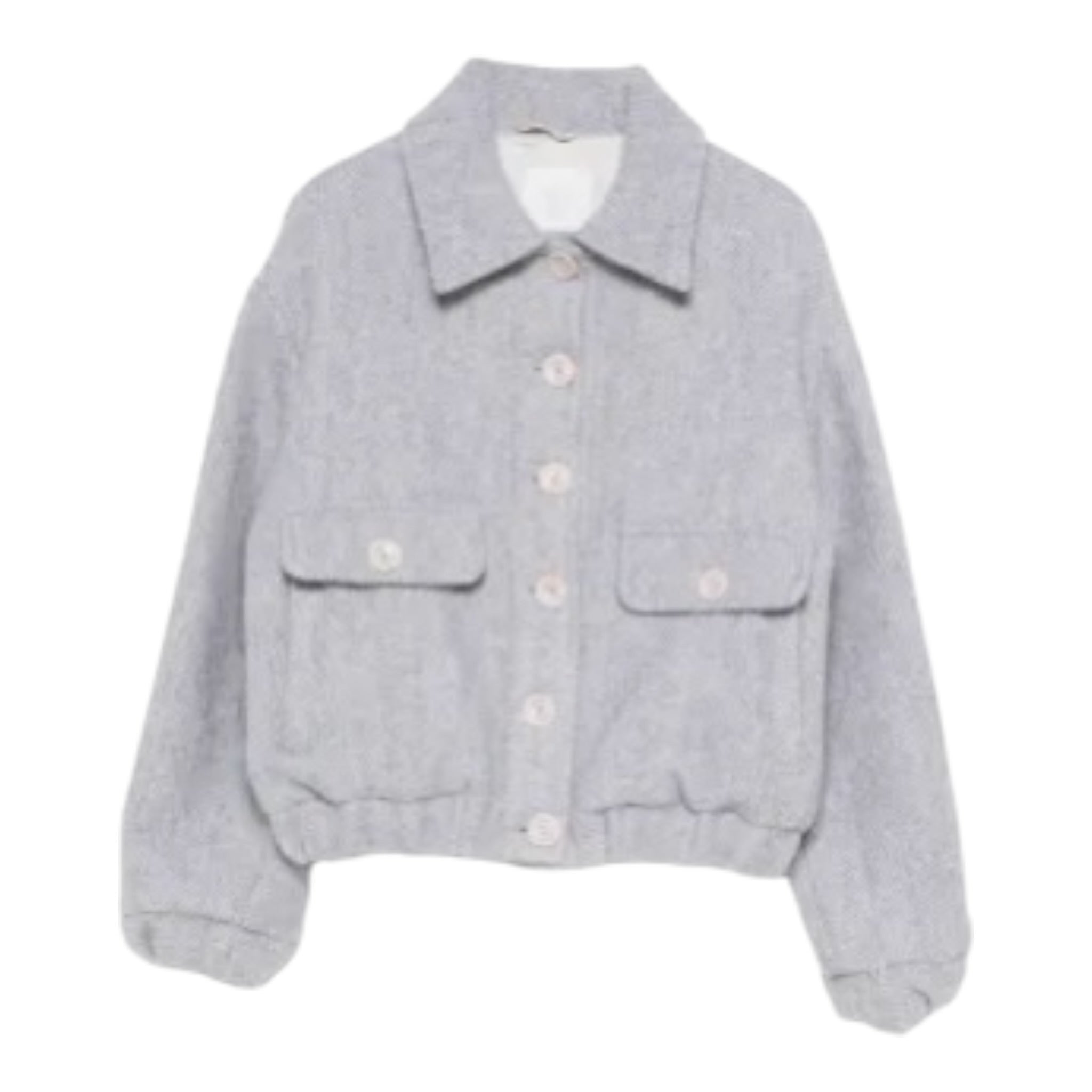 Eleventy Cappotto Corto tinta unita Grigio per Bambina EX2A27E0218 GRIGIO ELEVENTY 