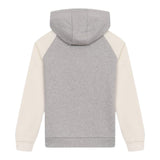 Eleventy Felpa Bicolore con Cappuccio Bianco/Grigio per Bambino EX4P30X BIANO/GRIGIO ELEVENTY 