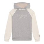 Eleventy Felpa Bicolore con Cappuccio Bianco/Grigio per Bambino EX4P30X BIANO/GRIGIO ELEVENTY 
