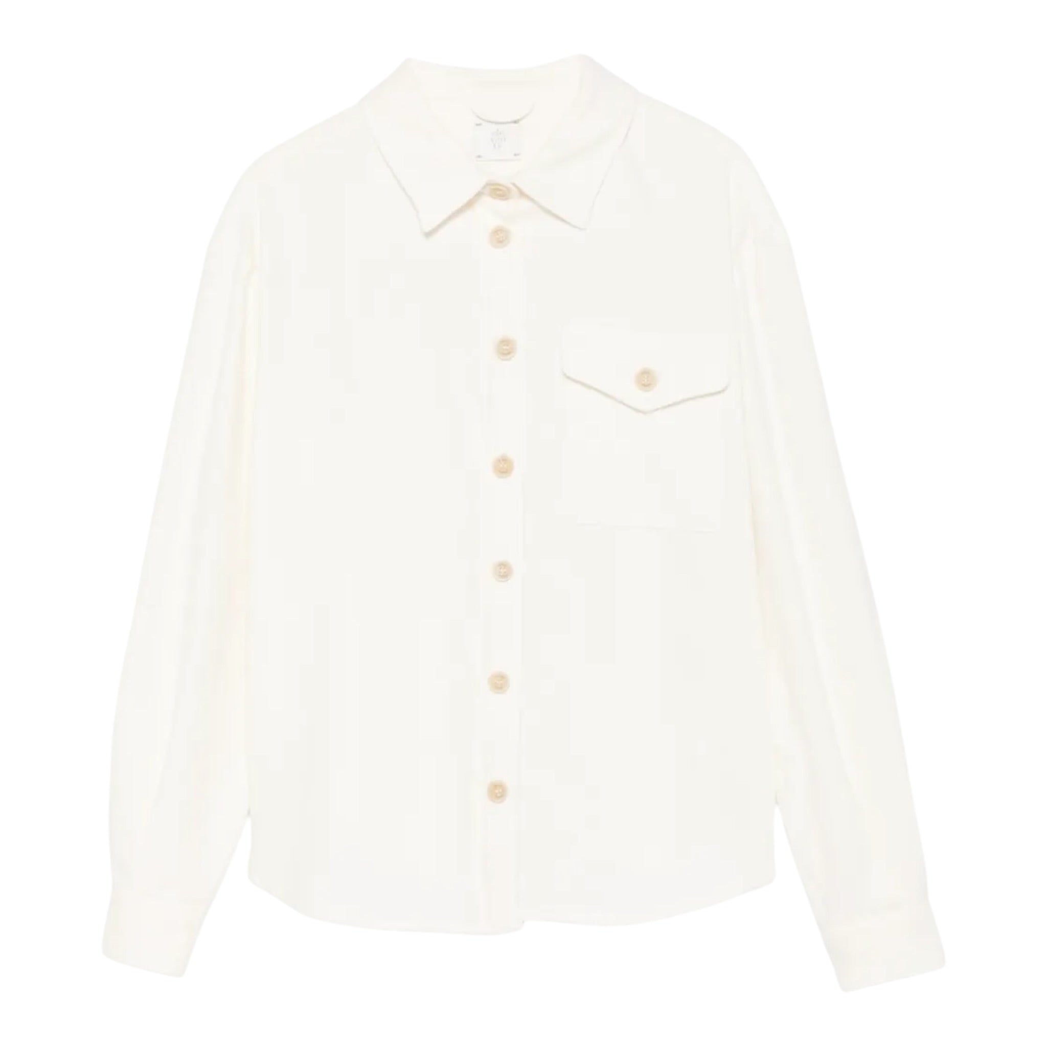 Eleventy Camicia Manica Lunga tinta unita Panna per Bambino EX5A10 PANNA ELEVENTY 