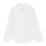 Eleventy Camicia tinta unita con Fantasia A Righe Bianco per Bambina EX5P00 BIANCO ELEVENTY 