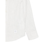 Eleventy Camicia tinta unita con Fantasia A Righe Bianco per Bambina EX5P00 BIANCO ELEVENTY 