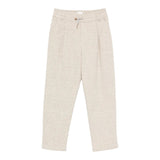 Eleventy Pantalone tinta unita con Microfantasia Beige per Bambino EX6Q50J0522 BEIGE ELEVENTY 