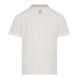 Eleventy T-Shirt Bicolore con Stampa Bianco per Bambino EX8P31X BIANCO ELEVENTY 