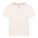 Eleventy T-Shirt Bicolore con Stampa Panna per Bambino EX8P31XX PANNA ELEVENTY 