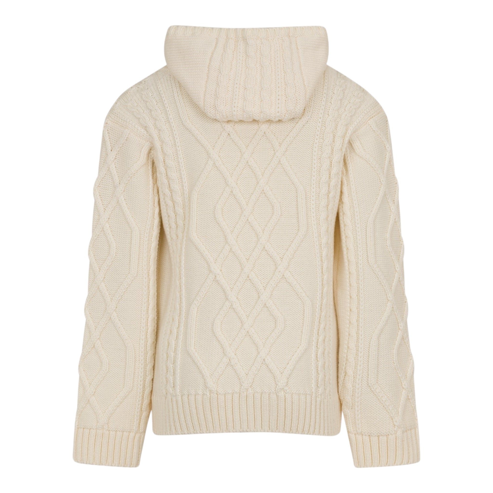 Eleventy Maglia tinta unita con Cappuccio Panna per Bambino EX9A20 PANNA ELEVENTY 