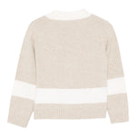 Eleventy Cardigan tinta unita Scollo A V Beige per Bambino EX9P60 BEIGE ELEVENTY 