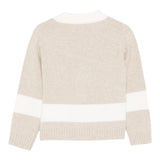 Eleventy Cardigan tinta unita Scollo A V Beige per Bambino EX9P60 BEIGE ELEVENTY 