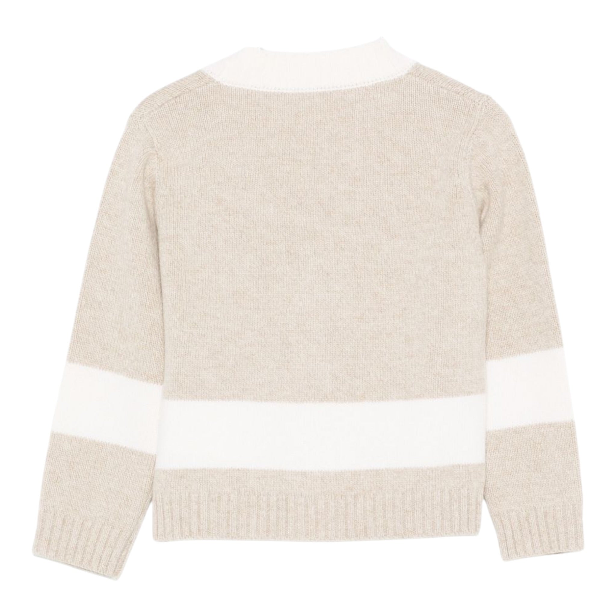Eleventy Cardigan tinta unita Scollo A V Beige per Bambino EX9P60 BEIGE ELEVENTY 