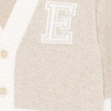 Eleventy Cardigan tinta unita Scollo A V Beige per Bambino EX9P60XX BEIGE ELEVENTY 