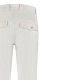 pantalone tinta unita in camoscio EX6P00V0162 PANNA ELEVENTY 