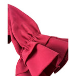 Elisabetta Franchi Top tinta unita con Manica Rouches Fragola per Bambina EFAB108 FRAGOLA ELISABETTA FRANCHI 