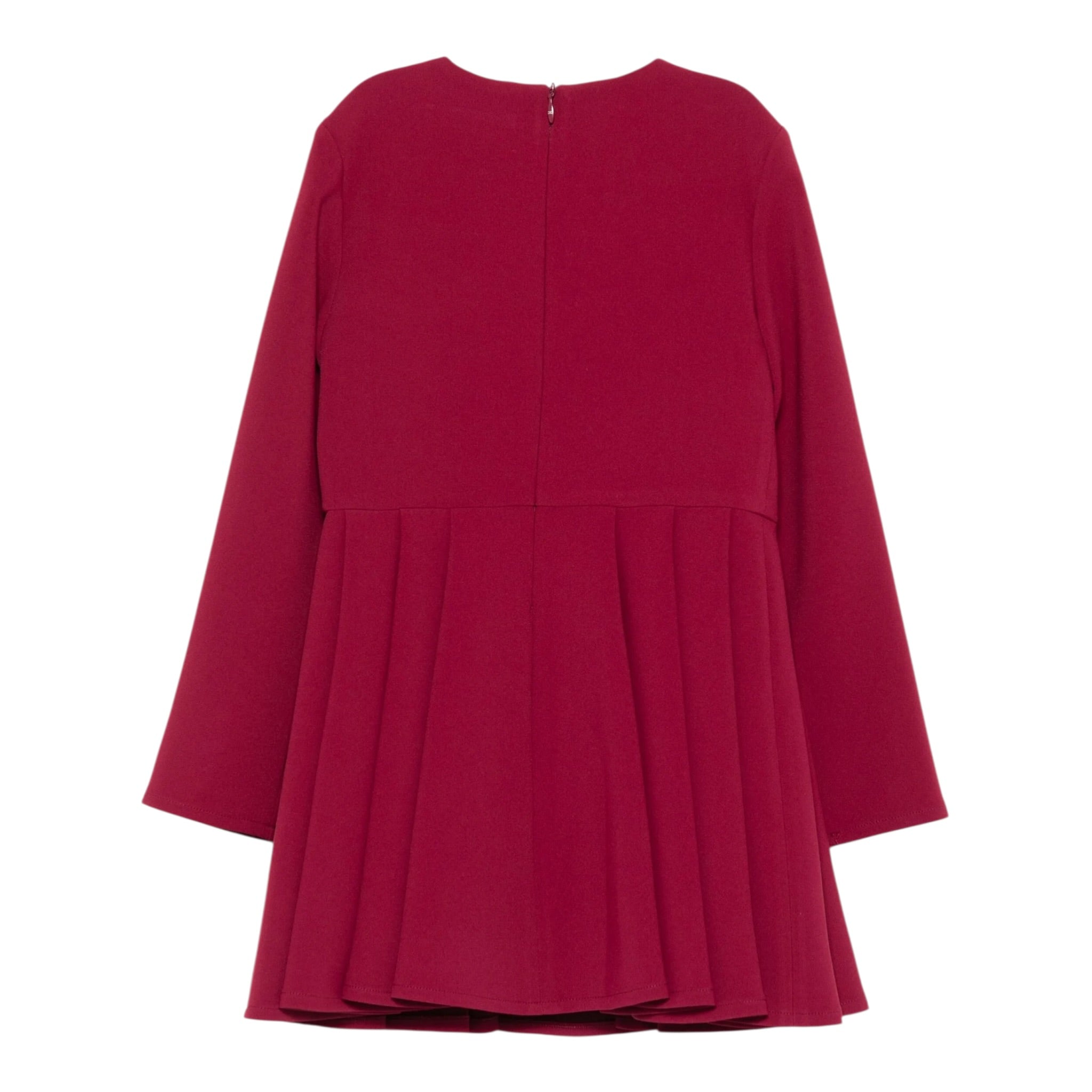 Elisabetta Franchi Abito Manica Lunga tinta unita Bordeaux per Bambina EFAB629 BORDEAUX ELISABETTA FRANCHI 