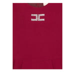 Elisabetta Franchi Abito Manica Lunga tinta unita Bordeaux per Bambina EFAB629 BORDEAUX ELISABETTA FRANCHI 