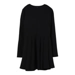 Elisabetta Franchi Abito Manica Lunga tinta unita Nero per Bambina EFAB629X NERO ELISABETTA FRANCHI 