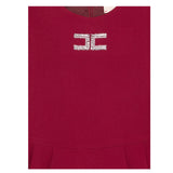 Elisabetta Franchi Abito Manica Lunga tinta unita Bordeaux per Bambina EFAB629XX BORDEAUX ELISABETTA FRANCHI 
