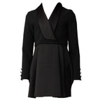 Elisabetta Franchi Abito tinta unita Manica Lunga Nero per Bambina EFAB645 NERO ELISABETTA FRANCHI 