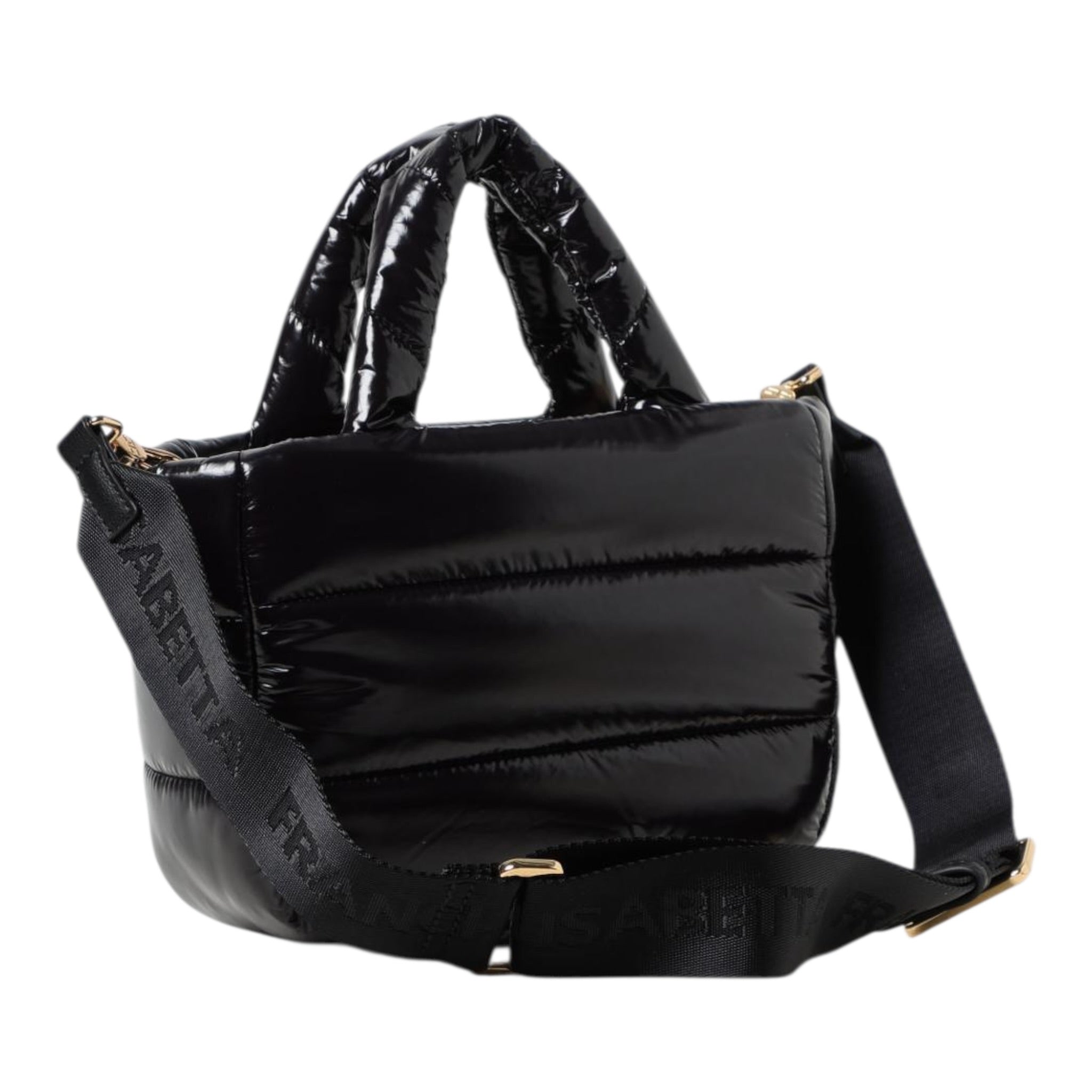 Elisabetta Franchi Borsa tinta unita con Logo Nero per Bambina EFBO098 NERO ELISABETTA FRANCHI 