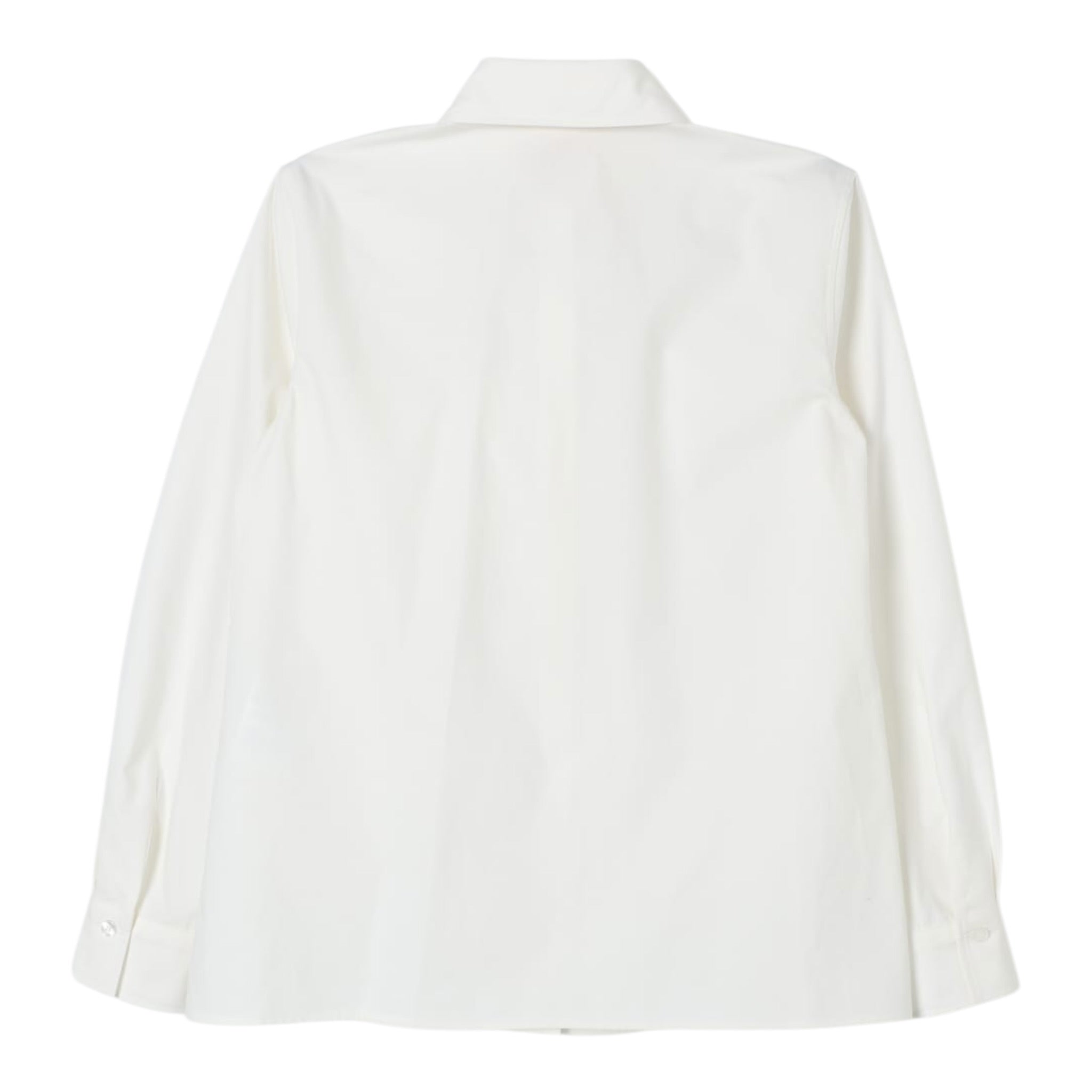 Elisabetta Franchi Camicia Manica Lunga Tinta Jnita con Taschino Panna per Bambina EFCA245 PANNA ELISABETTA FRANCHI 
