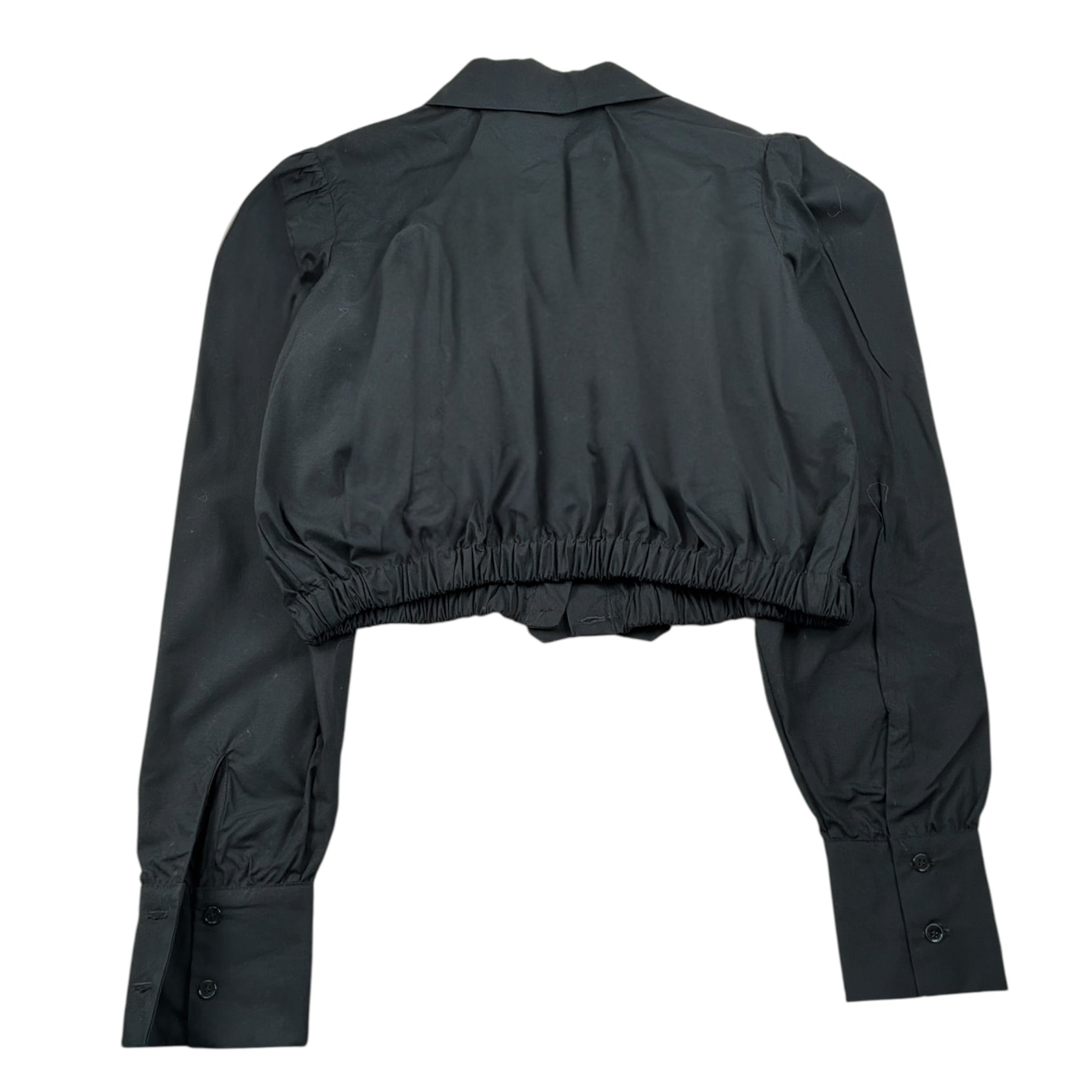 Elisabetta Franchi Camicia Manica Lunga tinta unita Nero per Bambina EFCA256 NERO ELISABETTA FRANCHI 