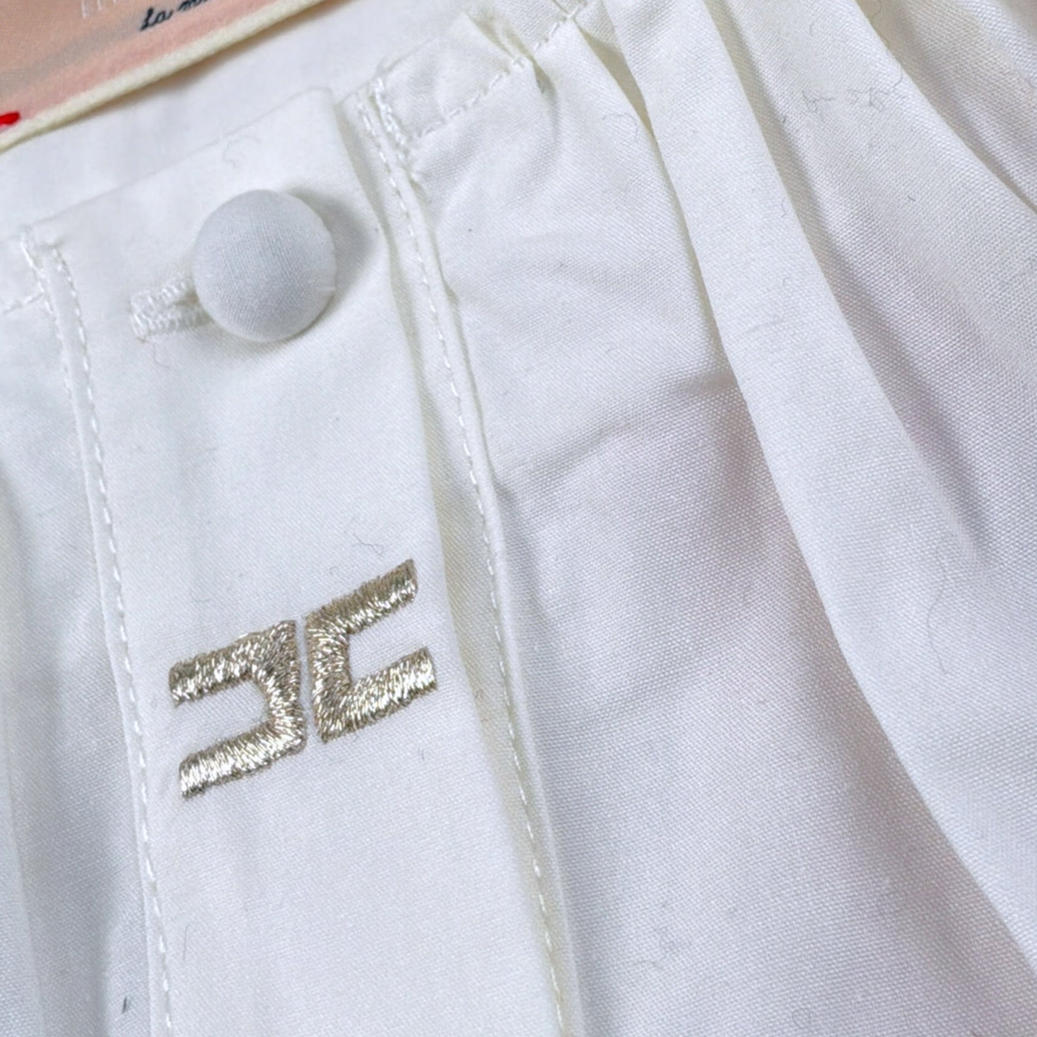 Elisabetta Franchi Camicia tinta unita con Bottoni Bianco per Bambina EFCA275 BIANCO ELISABETTA FRANCHI 