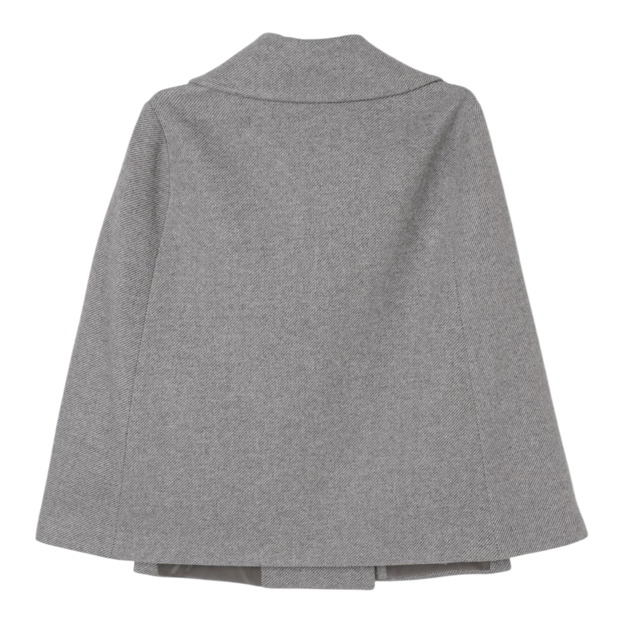 Elisabetta Franchi Mantella tinta unita Doppiopetto Grigio per Bambina EFCT003 GRIGIO ELISABETTA FRANCHI 