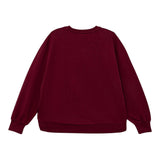 Elisabetta Franchi Felpa Chiusa Girocollo tinta unita Bordeaux per Bambina EFFE158XXX BORDEAUX ELISABETTA FRANCHI 
