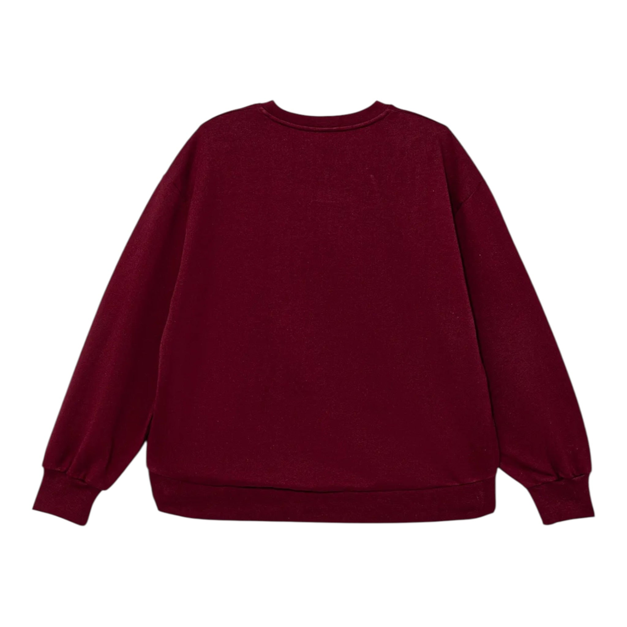 Elisabetta Franchi Felpa Chiusa Girocollo tinta unita Bordeaux per Bambina EFFE158XXX BORDEAUX ELISABETTA FRANCHI 