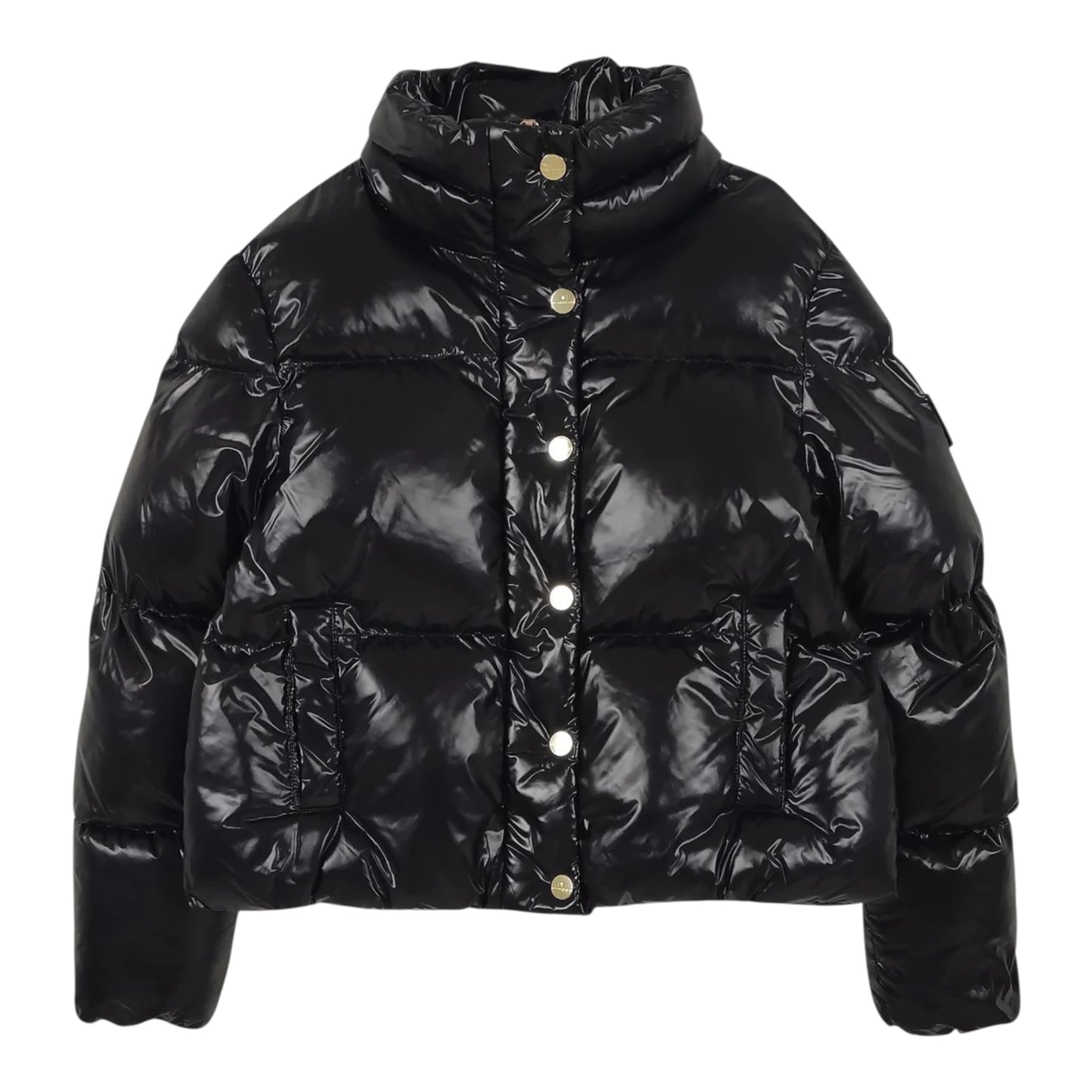 Elisabetta Franchi Giubbino tinta unita con Zip Nero per Bambina EFGB097 NERO ELISABETTA FRANCHI 