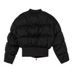 Elisabetta Franchi Giubbino tinta unita con Logo Nero per Bambina EFGB131 NERO ELISABETTA FRANCHI 