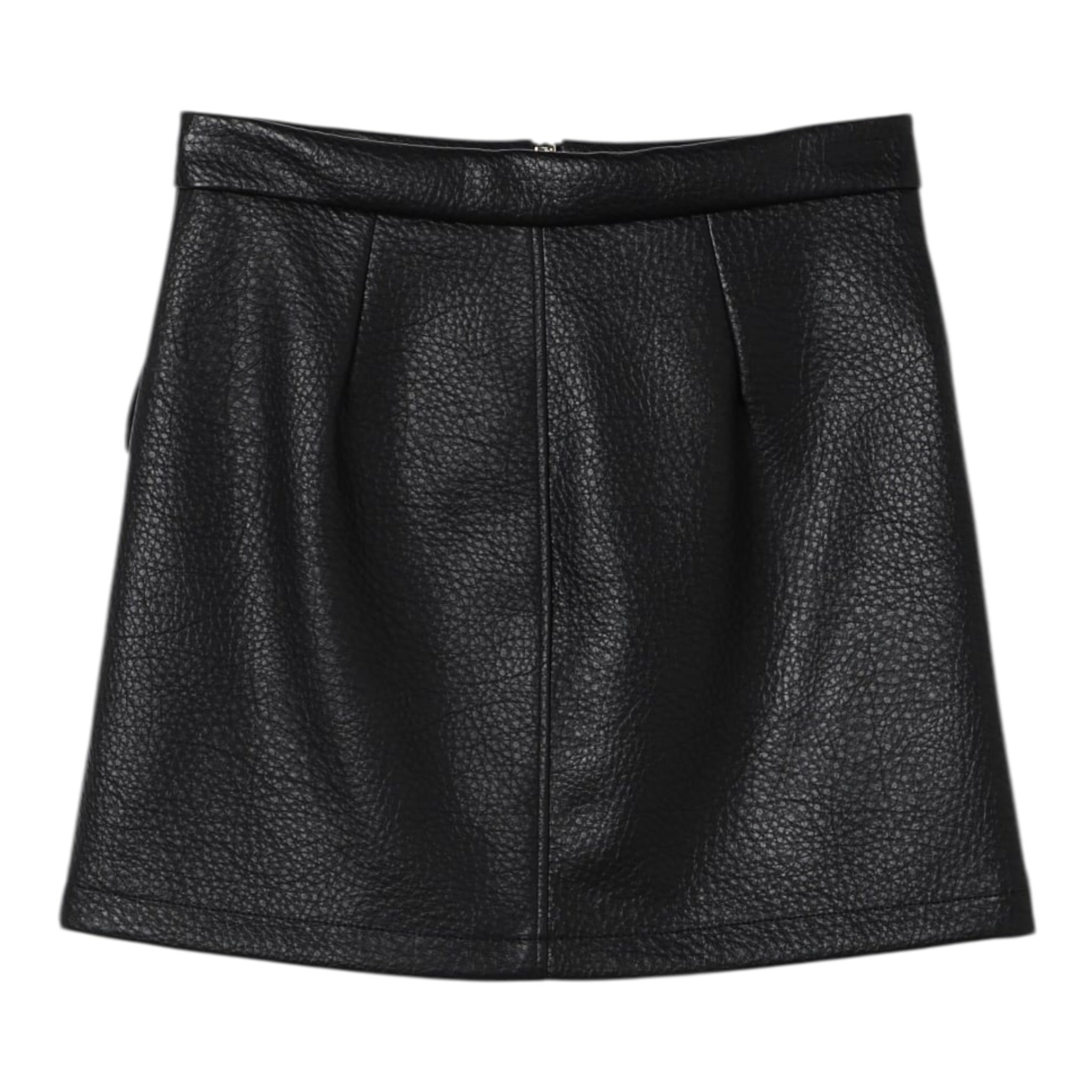 Elisabetta Franchi Gonna tinta unita con Zip Nero per Bambina EFGO169 NERO ELISABETTA FRANCHI 