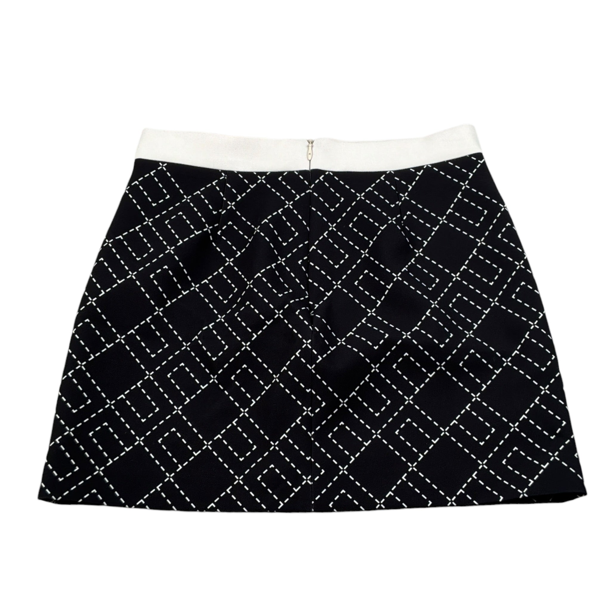 Elisabetta Franchi Gonna tinta unita con Loghi Nero per Bambina EFGO190 NERO ELISABETTA FRANCHI 