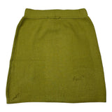 Elisabetta Franchi Gonna tinta unita con Brillantini Verde per Bambina EFGO194 VERDE ELISABETTA FRANCHI 